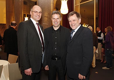v.l.: OB Dr. Kurt Gribl, Festivalleiter Joachim Lang, Bernd Kränzle