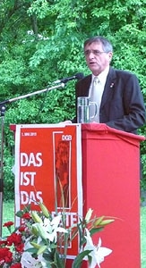 "Das ist das Mindeste!" - exklusive Maikundgebung des DGB-Regionsvorsitzenden Helmut Jung für die Hammerschmiedler