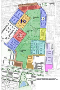 Reese Park - Lageplan mit Bauabschnitten (zum Vergrößern anklicken)