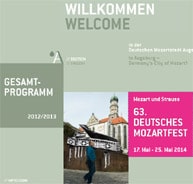 Webseite Mozartfest 2014