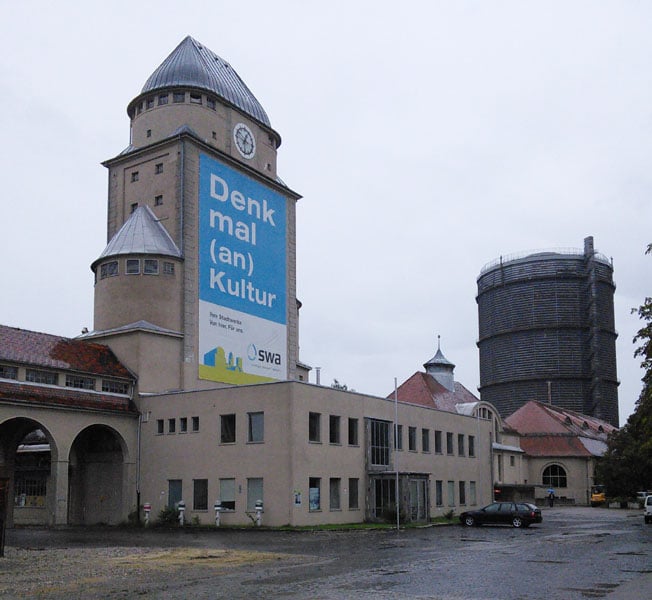 Das im Eigentum der Stadtwerke befindliche Gaswerksgelände in Oberhausen