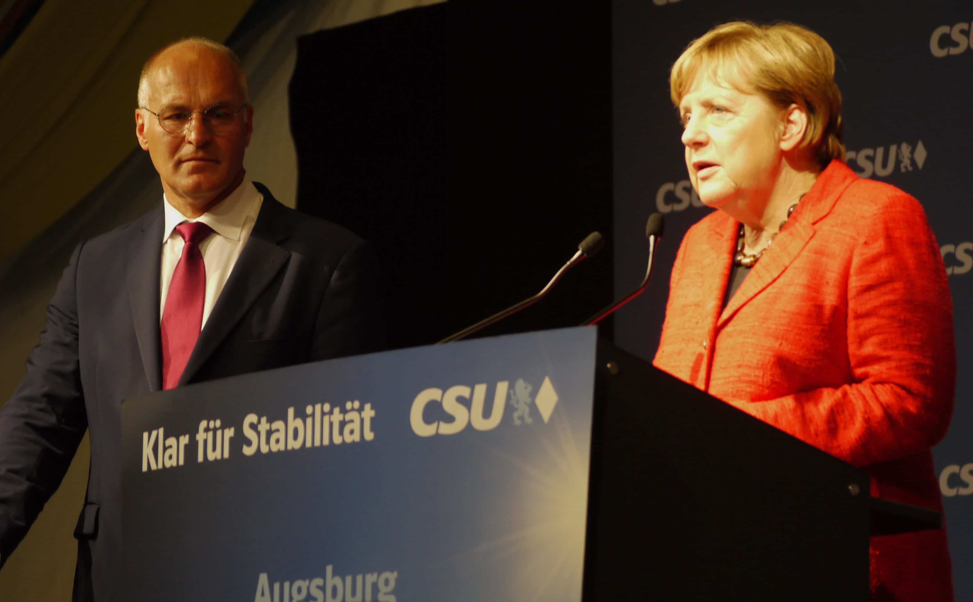 Angela Merkel, Kurt Gribl (c) DAZ